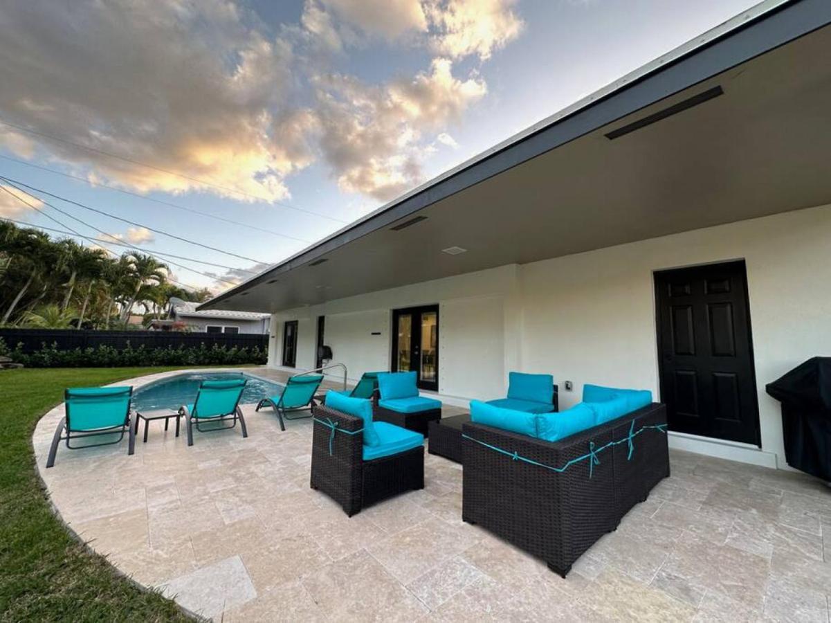 The Sun House - 3 Bed, 2 Bath, Private Pool, Fire Pit, Huge Backyard Fort Lauderdale Exterior foto
