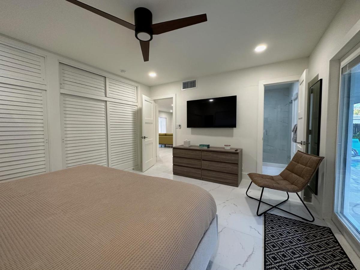 The Sun House - 3 Bed, 2 Bath, Private Pool, Fire Pit, Huge Backyard Fort Lauderdale Exterior foto
