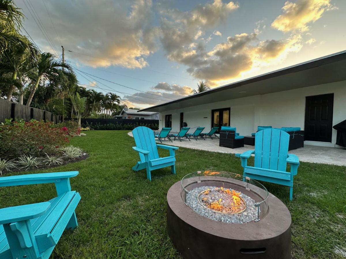 The Sun House - 3 Bed, 2 Bath, Private Pool, Fire Pit, Huge Backyard Fort Lauderdale Exterior foto